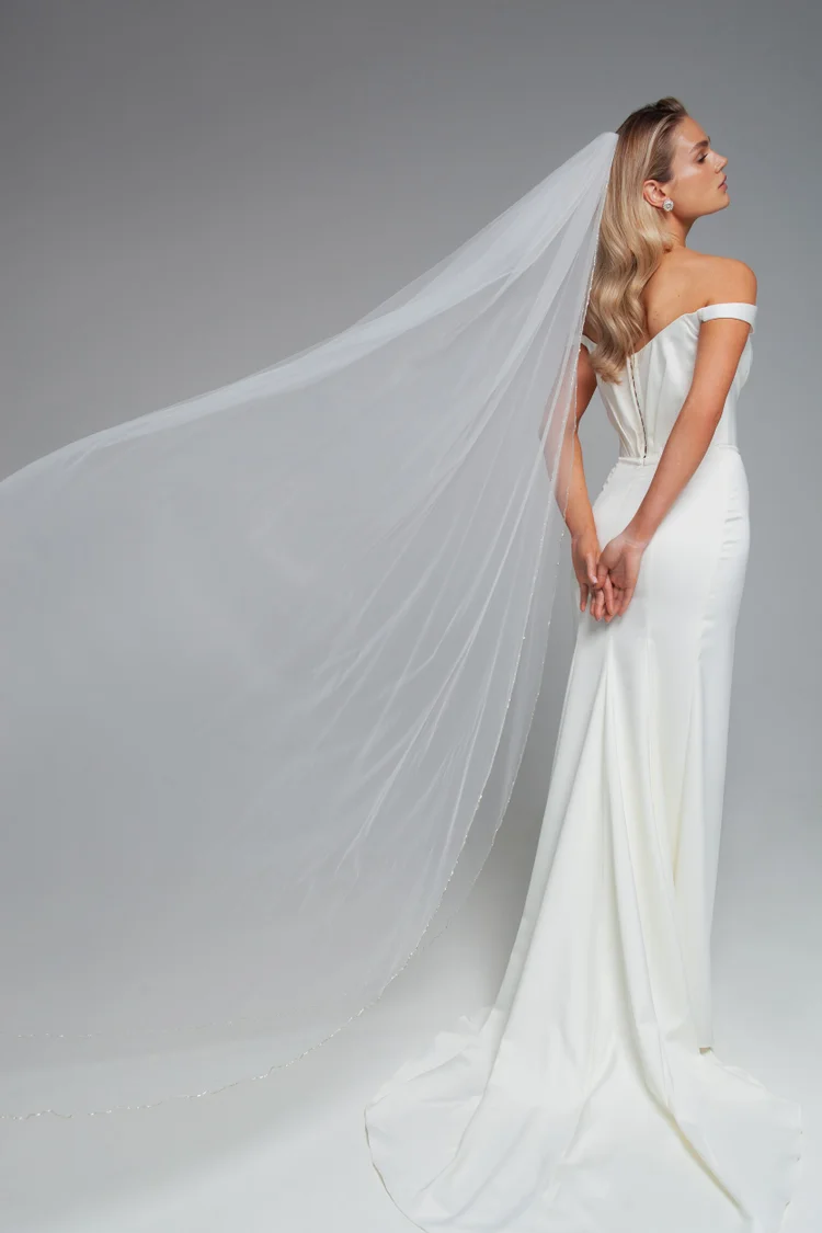 Купить свадебное платье «Лена» Рара Авис из коллекции Волны 2024 года в салоне «Мэри Трюфель» Лена