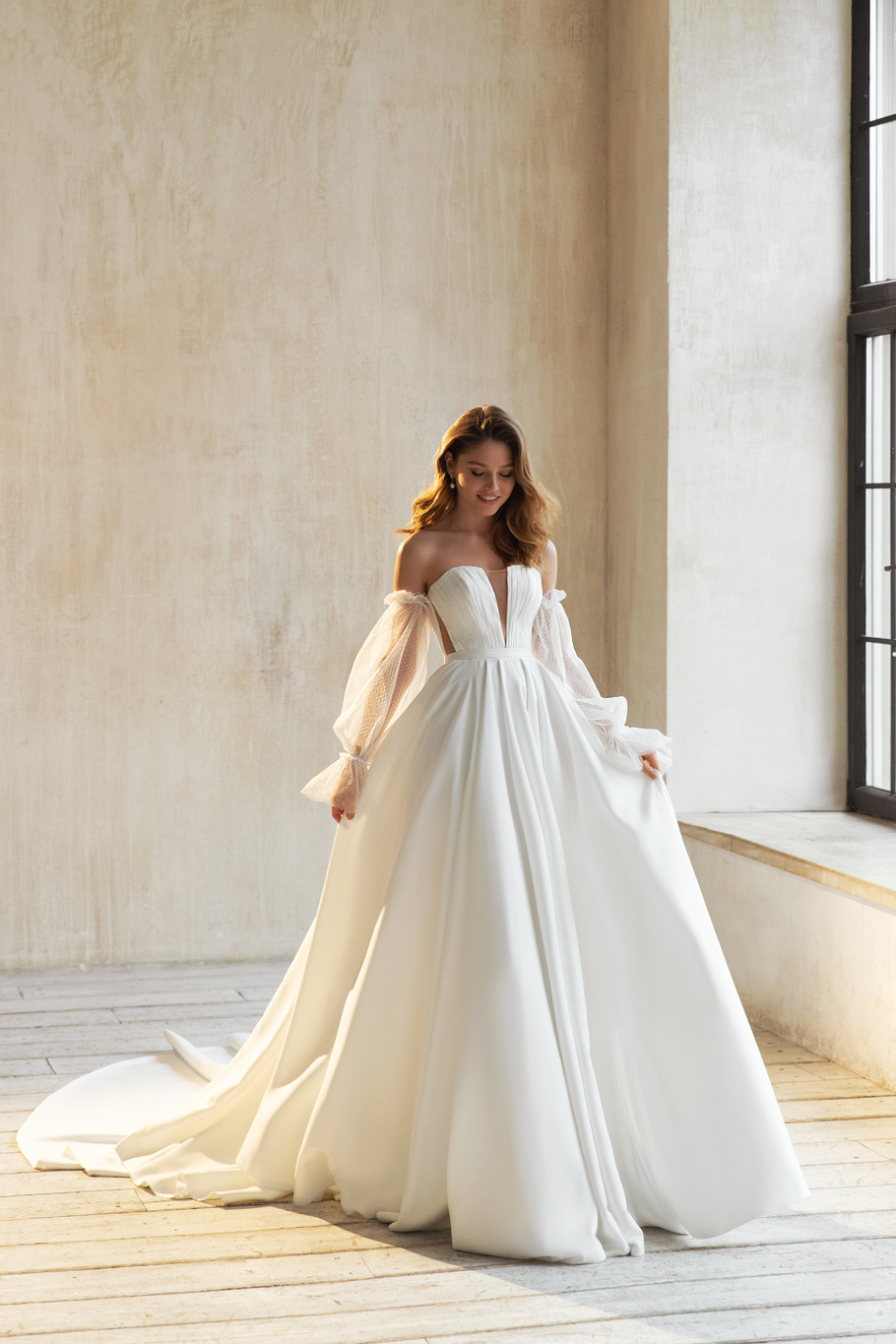 Купить свадебное платье «Джози» Евы Лендел из коллекции 2021 в Екатеринбурге 