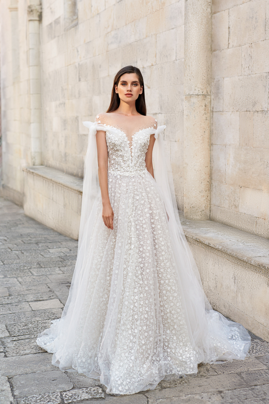 Купить свадебное платье «Корона» Армония из коллекции 2020 в интернет-магазине «Мэри Трюфель»