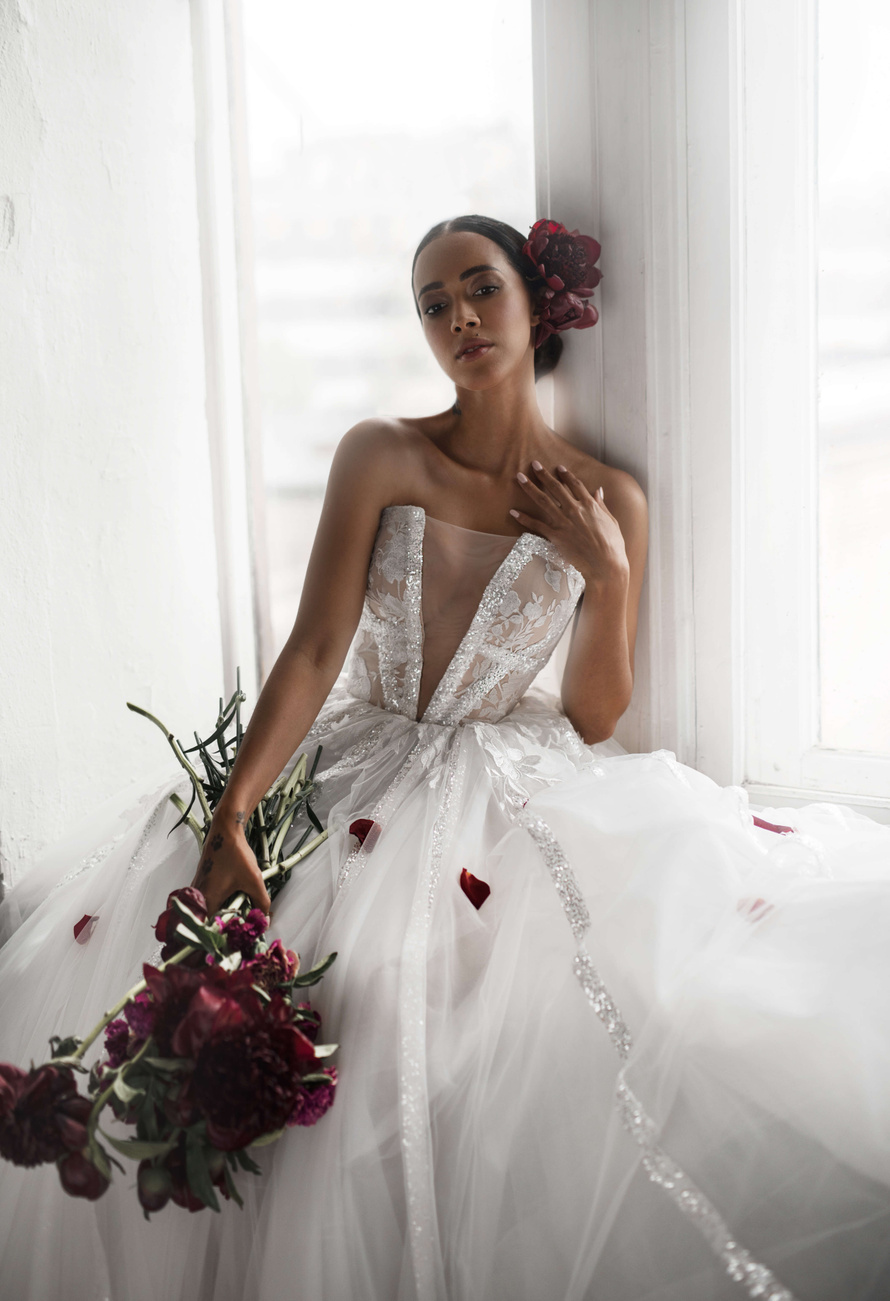 Купить свадебное платье «Август» Бламмо Биамо из коллекции Нимфа 2020 года в Ростове