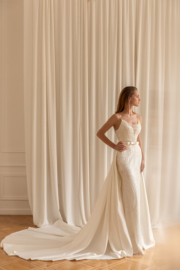 Купить свадебное платье «Аюла» Евы Лендел из коллекции 2022 в «Мэри Трюфель»