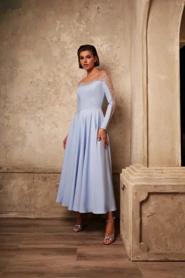 Купить вечернее платье «Вебер» Мэрри Марк из коллекции Мерцание 2024 года в салоне «Мэри Трюфель» Вебер