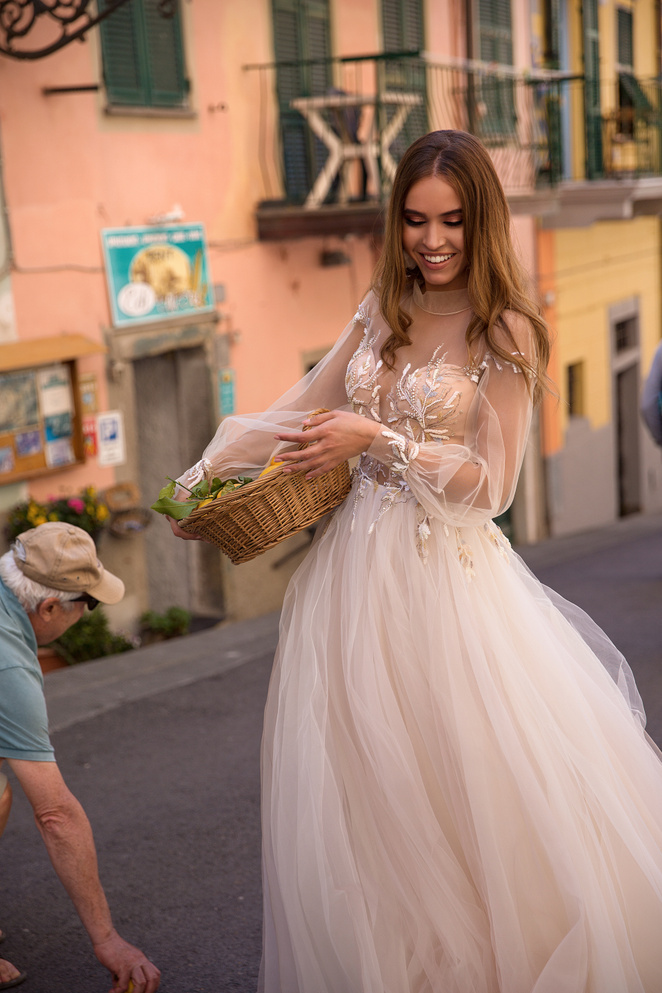 Свадебное платье «Ивона» Анже Этуаль из коллекции 2019 года фото, цена