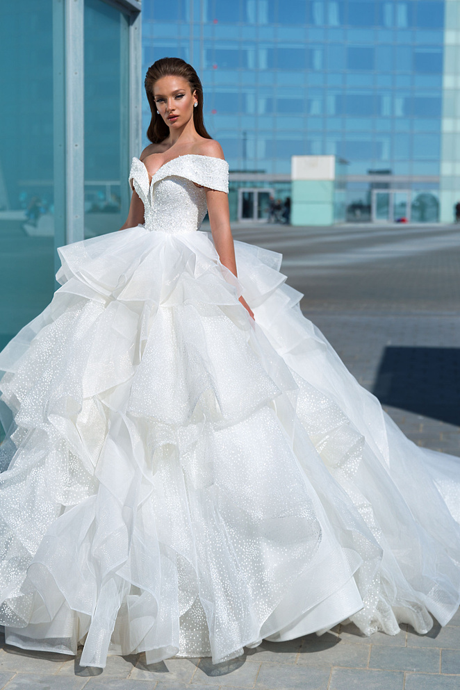 Купить свадебное платье «Вайт» Кристал Дизайн из коллекции Дива 2020 в интернет-магазине «Мэри Трюфель»