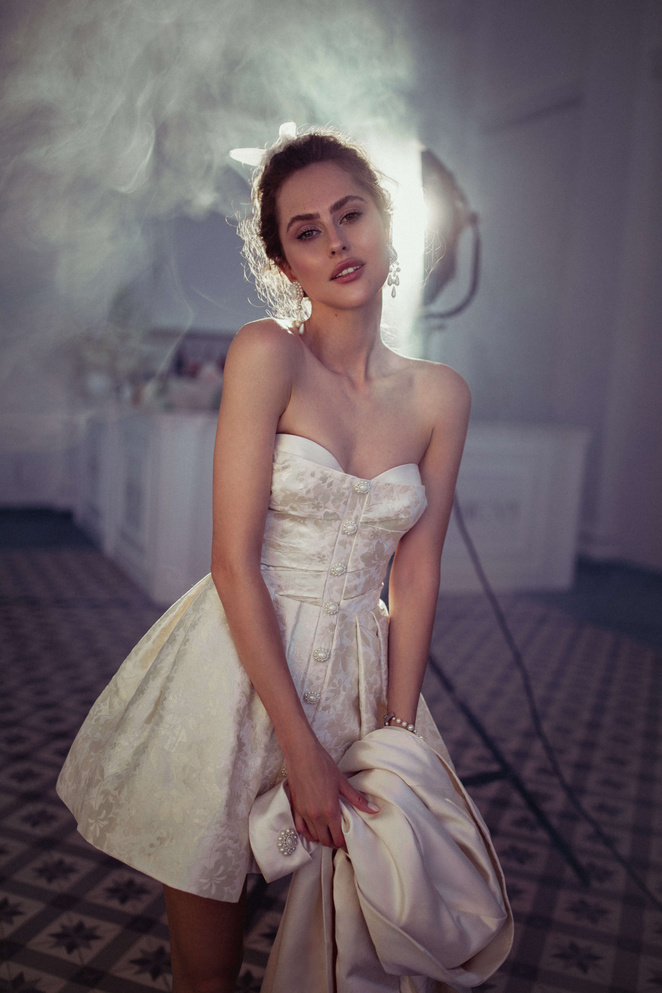 Купить свадебное платье «Чезара» Бламмо Биамо из коллекции Свит Лайф 2021 года в Екатеринбурге