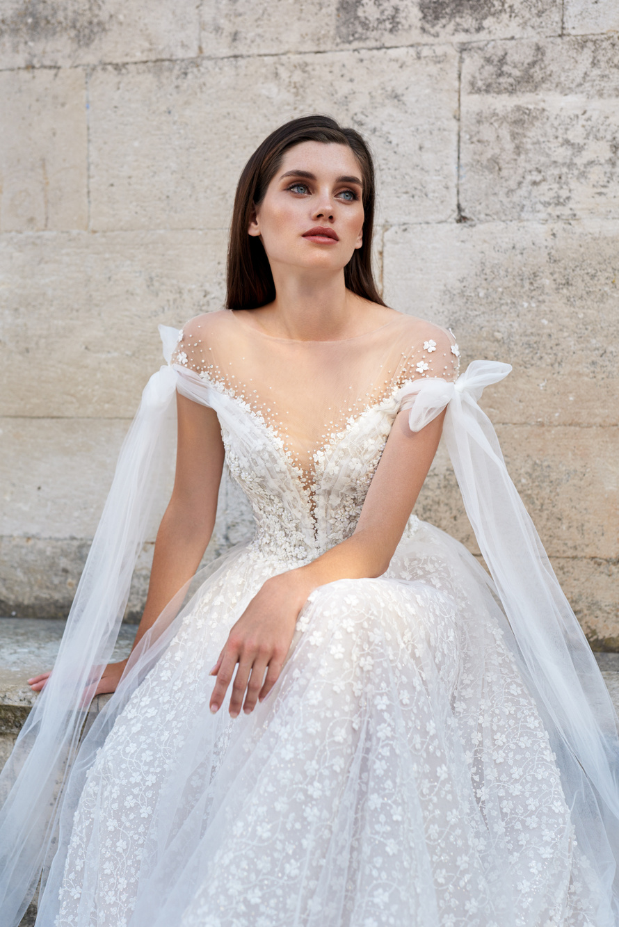 Купить свадебное платье «Корона» Армония из коллекции 2020 в интернет-магазине «Мэри Трюфель»