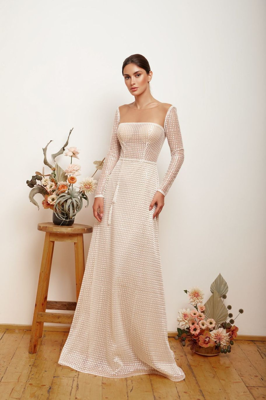 Свадебное платье «Сантана» Мэрри Марк — купить в Краснодаре платье Сантана из коллекции «Сияй как бриллиант» 2020