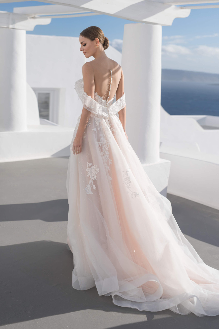 Свадебное платье «21008» Луссано Брайдал — купить в Краснодаре из коллекции 2021 Бланни