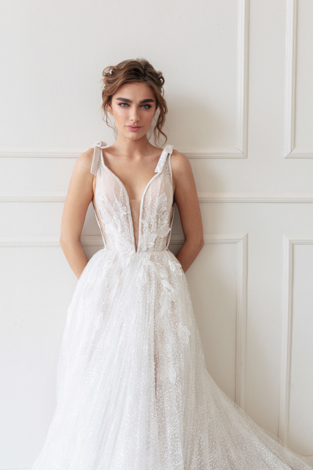Купить свадебное платье «Кристон» Анже Этуаль из коллекции 2020 года в салоне «Мэри Трюфель»