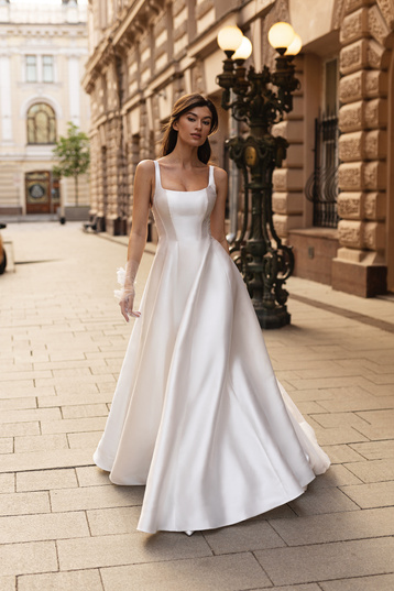 Купить свадебное платье «Линда» Эстелавия из коллекции 2024 года в салоне «Мэри Трюфель»