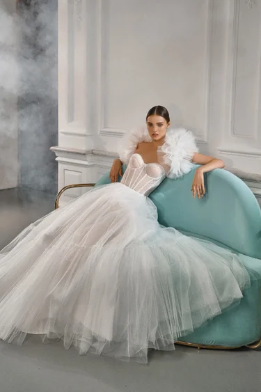 Свадебное платье «Тирис» Мэрри Марк — купить в Краснодаре платье Тирис из коллекции "Гэлакси" 2021 Тирис