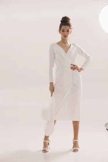 Купить свадебное платье «Джейн» Ателье Лейс Дизайн из коллекции 2021 года в салоне «Мэри Трюфель» Джейн