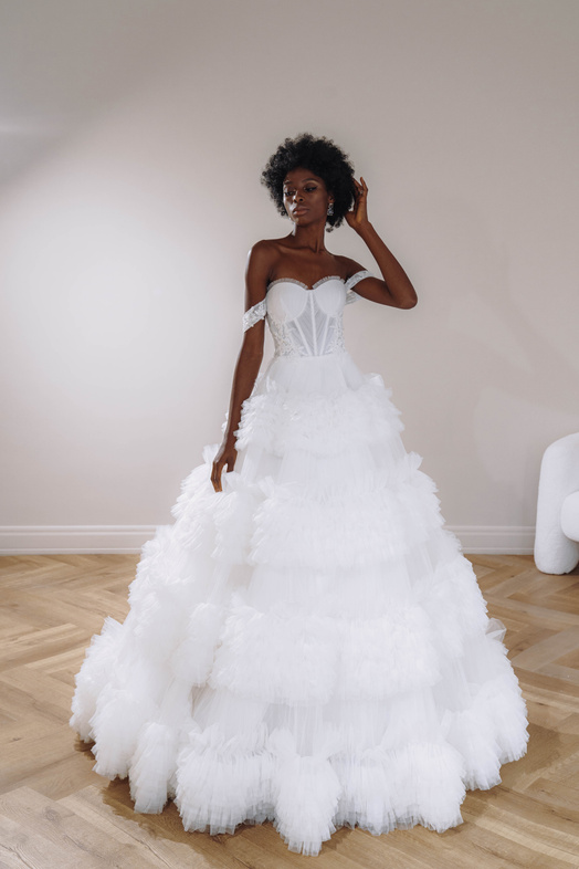 Купить свадебное платье «Айрис» Патрисия Кутюр из коллекции 2023 года в салоне «Мэри Трюфель»