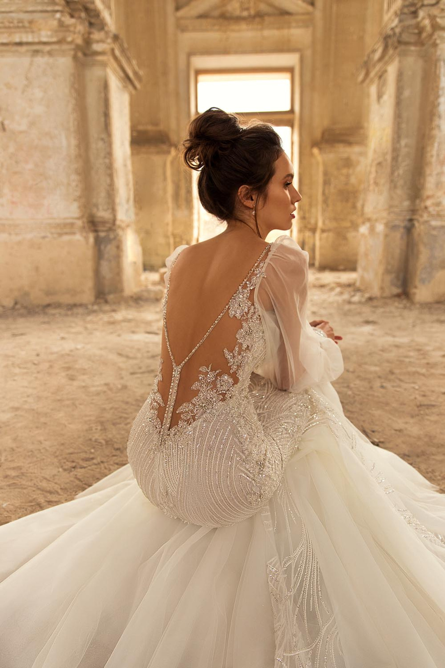 Купить свадебное платье «Леннокс» Евы Лендел из коллекции 2021 в Ярославлье 